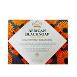 Nubian Heritage Cruelty-Free African Black Detoxifying Bar Soap with Shea Butter for All Skin Types