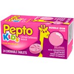 Pepto-Bismol Kids Chewables Bubble Gum
