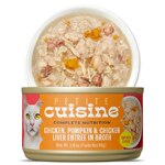 Petite Cuisine Wet Cat Food Entree in Broth Darling Daisy's Chicken with Pumpkin & Chicken Liver