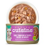 Petite Cuisine Wet Cat Food Entree in Broth L'il Violet's Tuna Pumpkin & Tilapia