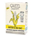 Quinn Foods Microwave Popcorn Butter & Sea Salt