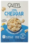 Quinn Foods Microwave Popcorn White Cheddar & Sea Salt