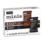 RXBAR Minis Protein Bars Variety Pack Chocolate Sea Salt and Peanut Butter Chocolate