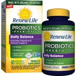 Renew Life Daily Balance Probiotics plus Prebiotics