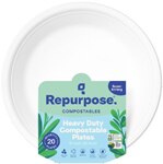 Repurpose Compostable Dinner Plates 10 inch