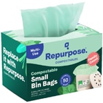 Repurpose Compostable Small Bin Waste Bags - 3 Gallon