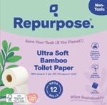 Repurpose Toilet Paper Hypoallergenic Septic Safe 3 Ply Ultra Soft Bamboo
