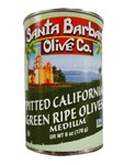 Santa Barbara Olive Co. Green Medium Pitted Olives
