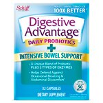 Schiff Digestive Advantage Capsules Intensive Bowel Support IBS Lysine