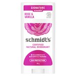 Schmidt's Aluminum-Free 24-Hour Odor Protection Rose & Vanilla Vegan Natural Deodorant Stick
