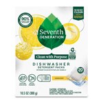 Seventh Generation Dishwasher Detergent Packs - Lemon