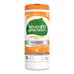 Seventh Generation Disinfectant Wipes Lemongrass Citrus