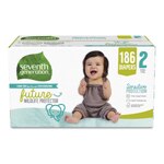 Seventh Generation Free & Clear Sensitive Size 2 Baby Diapers