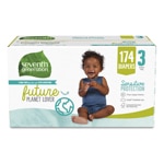 Seventh Generation Free & Clear Sensitive Size 3 Baby Diapers