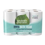 Seventh Generation Toilet Paper 2-ply 100% Recycled Paper without Chlorine Bleach