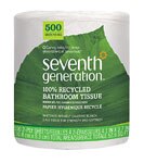 Seventh Generation White Toilet Paper 2-ply 100% Recycled Paper - 500 Sheets
