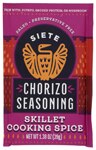 Siete Chorizo Seasoning Skillet Cooking Spice