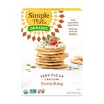 Simple Mills Organic Seed Flour Crackers Everything