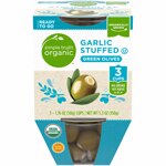 Simple Truth Organic Garlic Stuffed Green Olives