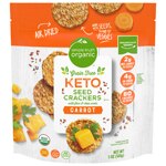 Simple Truth Organic Grain Free Keto Seed Crackers Carrot