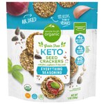 Simple Truth Organic Grain Free Keto Seed Crackers Everything Seasoning