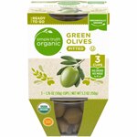 Simple Truth Organic Green Olives Pitted