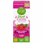 Simple Truth Kids Fruit & Veggie Juice Boxes Fruit Punch Spinach