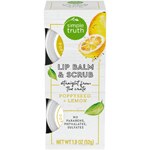 Simple Truth Lip Balm and Scrub Poppyseed Lemon