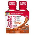 SlimFast Advanced Energy High Protein Meal Replacement Shake Caramel Latte