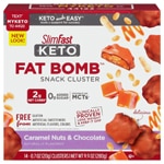 SlimFast Keto Fat Bomb Snack Clusters Caramel Nuts & Chocolate