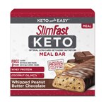SlimFast Keto Meal Bar Whipped Peanut Butter Chocolate