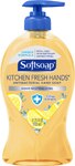Softsoap Antibacterial Kitchen Fresh Hands Liquid Hand Soap Zesty Lemon