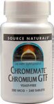 Source Naturals Chromemate® Chromium GTF Yeast Free