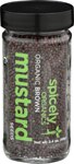Spicely Organics Mustard Seed Whole Brown Jar