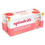 Spindrift Sparkling Water Made with Real Squeezed Fruit Grapefruit