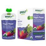 Sprout Organic Baby Food Veggie Power Purple Carrot with Strawberry Grape & Sweet Potato