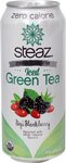 Steaz Green Tea Soda Iced Green Tea Goji Blackberry