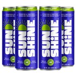 Sunshine Beverages Sparkling Energy Drink Ginger Berry