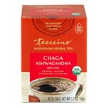 Teeccino Mushroom Herbal Tea Chaga Ashwagandha Butterscotch Cream