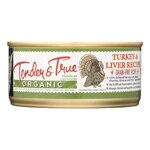 Tender & True Organic Wet Cat Food Turkey & Liver