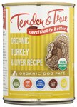 Tender & True Organic Wet Dog Food Turkey & Liver