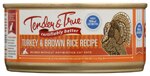 Tender & True Wet Cat Food Turkey & Brown Rice