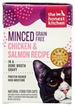 The Honest Kitchen Grain Free Minced Chicken & Salmon In Bone Broth Gravy Wet Cat Food