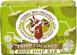 Tierra Mia Organics Raw Goat Milk Skin Therapy Body Soap Bar Fresh Coconut