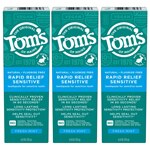 Tom's of Maine Fluoride-Free Rapid Relief Sensitive Toothpaste Fresh Mint