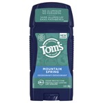 Tom's of Maine Long Lasting Men's Wide Stick Deodorant Mountain Spring