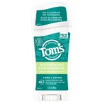 Tom's of Maine Natural Long Lasting Aluminum-Free Deodorant Refreshing Lemongrass