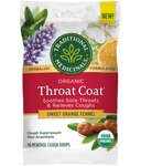 Traditional Medicinals Organic Throat Coat® Lozenges Sweet Orange Fennel