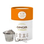 Turmeric Zone Organic Turmeric Ginger Tea with Ahswagandha