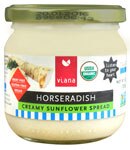 Viana Organic Creamy Sunflower Spread Horseradish